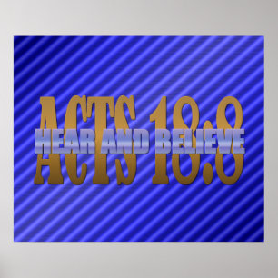 Hoor en geloof poster