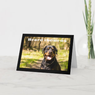 **HOOR HET IS EEN SPECIALE DAG** VROLIJKE VERJAARD KAART