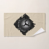 Hoor je de muziek? bad handdoek (Handdoek)