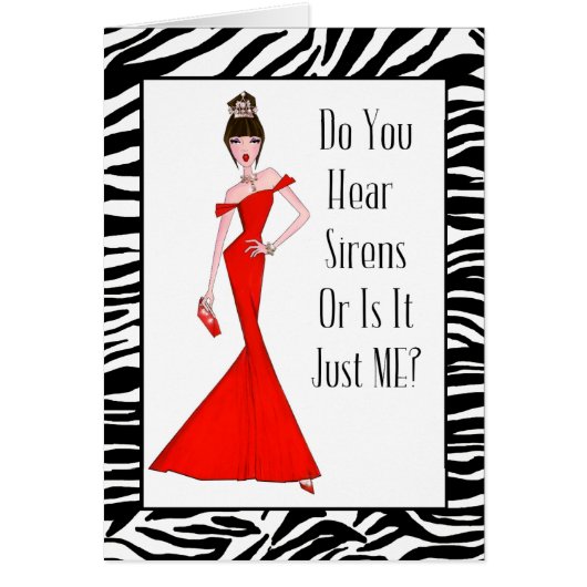 "Hoor je Sirens of ben ik het gewoon?" (Voorkant)