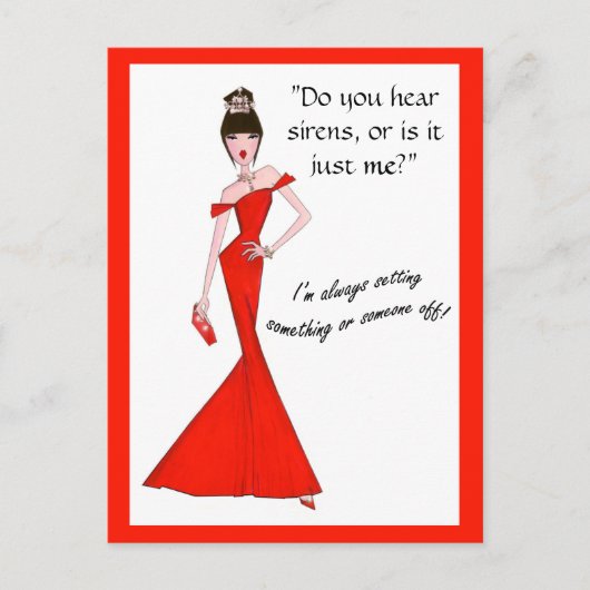 Hoor je Sirens, of ben ik het gewoon? Briefkaarten (Voorkant)