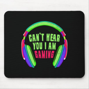 Hoor jou ik ben gaming gamer en videogame liefhebb muismat