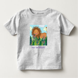 Hoor me brullen! Schattigee kleurrijke leeuw Kinder Shirts