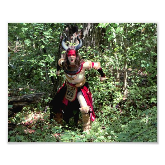 Hoor me ROAR Foto Afdruk (Voorkant)