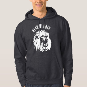Hoor me Roar Lion Face Hoodie