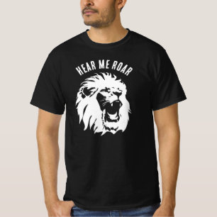 Hoor me Roar Lion Face T-Shirt