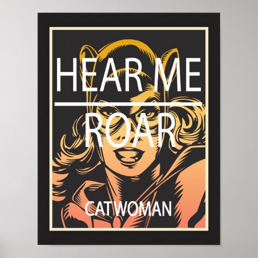 Hoor me Roar Poster (Voorkant)