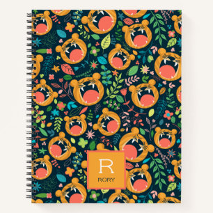 Hoor me Roar Tiger Oerwoud Gepersonaliseerd Notitieboek