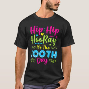 Hooray, 100e dag van schoolcadeau voor leerling t-shirt