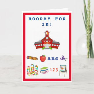 Hooray for 3K card Kaart