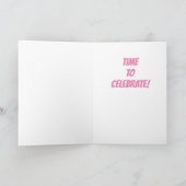 HOORAY ****SUR VOTRE 16e ANNIVERSAIRE**** Carte (Intérieur)