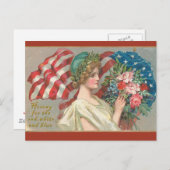 Hooray voor de rode witte en blauwe Kaarten (Voorkant / Achterkant)