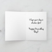 Hooray zijn kaart van de Dag Groundhog (Binnen)