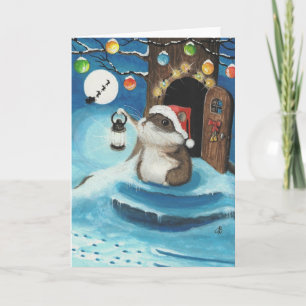 Hoorde ik de Kerstman? Feestdagen Kaart