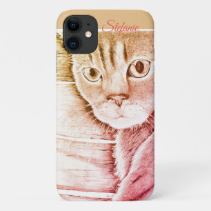 Hoorde je dat? (sinaasappel/rood) iPhone 11 hoesje