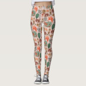 Hoorherenpatroon Leggings (Voorkant)