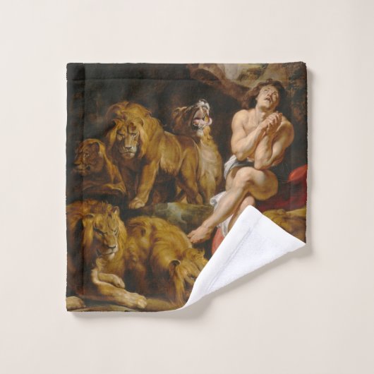 Hoorkaasset voor leeuwen bad handdoek (Wasdoekje)