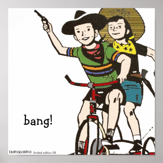 hoorn rond afdruk poster (Voorkant)