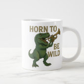 Hoorn te wild zijn extra grote beker (Rechts)