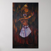 Hoorn van de afdruk van het Elders Canvas Poster (Voorkant)