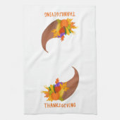 Hoorn van overvloed keukenhanddoek