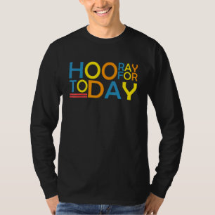 Hoorn voor vandaag met positieve gedachten Mannen T-shirt