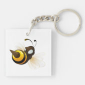 Hoornaars Mascotte Sleutelhanger (Achterkant)