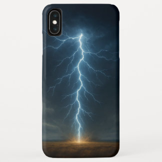 Hoorndeksel met Bliksemschicht – Elektrificerende  iPhone XS Max Hoesje