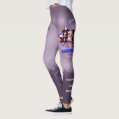 Hoorns omhoog!  Paars Leggings (Links)