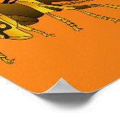 hoornwesp-insect, bijenbruin poster (Hoek)