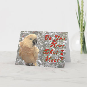 Hoort u feestdagen kaart