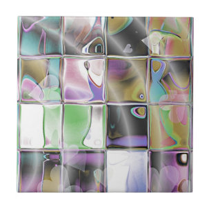 Hoorten en ringen Unieke kleurrijke keramische teg Tegeltje