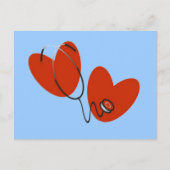 Hoorten en stethoscoop T-shirts en cadeautjes Briefkaart (Voorkant)