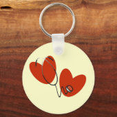 Hoorten en stethoscoop T-shirts en cadeautjes Sleutelhanger (Voorkant)