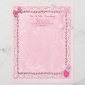 Hoorten en vlinders Huurpapier Custom Briefhoofd (Voorkant)