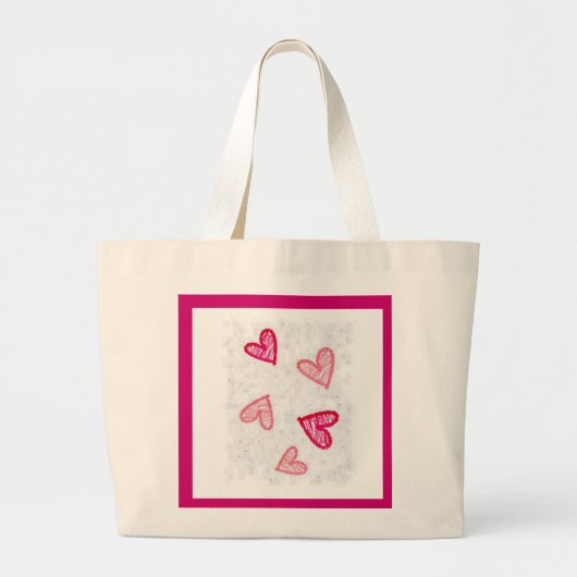 HOORZITTEN valentijn Grote Tote Bag (Voorkant)