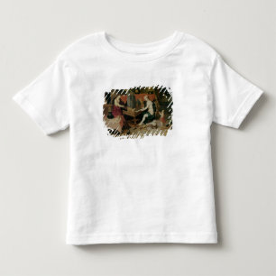 Hoorzitting, details van een organist kinder shirts