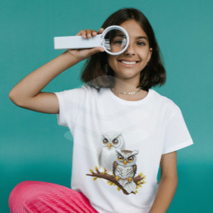 Hoot hoot, j'adore les chouettes ! T-shirt fille