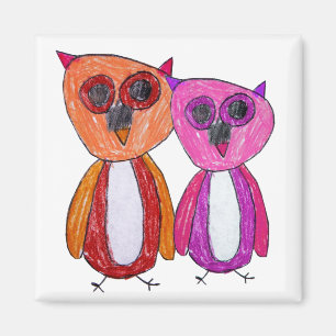 Hoot Hoot Owls Magnet Magneet