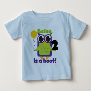 Hoot Owl 2e anniversaire T-shirts et cadeaux