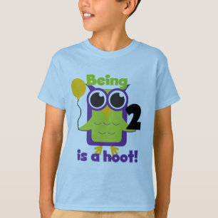 Hoot Owl 2e anniversaire T-shirts et cadeaux