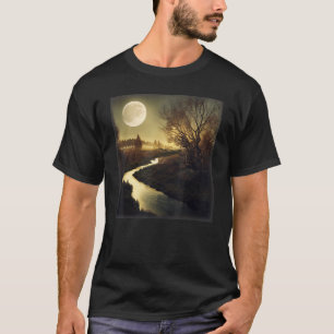 Hoot Owl Gezegde Good Night As the River Runing by T-shirt