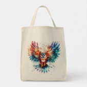 Hoot owl Tote Bag (Achterkant)