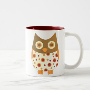 Hoot Owl Tweekleurige Koffiemok