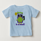 Hoot Uil 1e Verjaardag T-shirts en geschenken (Voorkant)