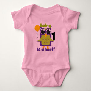 Hoot Uil 1e Verjaardag T-shirts en geschenken