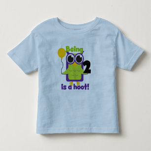 Hoot Uil 2e Verjaardag T shirten en geschenken Kinder Shirts