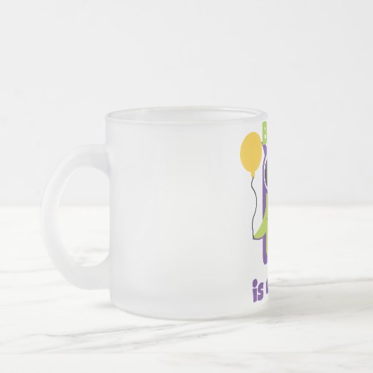 Hoot Uil 5e verjaardag T-shirts en geschenken Matglas Koffiemok (Links)