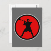 hooterrood briefkaart (Voorkant / Achterkant)