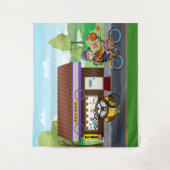 Hootin' Cycles Wandkleed (Voorkant)